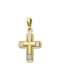 Femeiesc Aur Cruce 14K