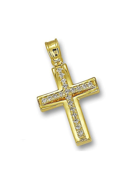 Femeiesc Aur Cruce 14K