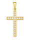 FenixJewelry Women's Gold Cross 14K