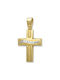 Femeiesc Aur Cruce 14K