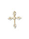 Femeiesc Aur Cruce 14K