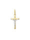 Men's Gold Cross 14K with the Crucified