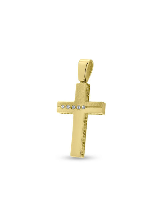 Femeiesc Aur Cruce 14K