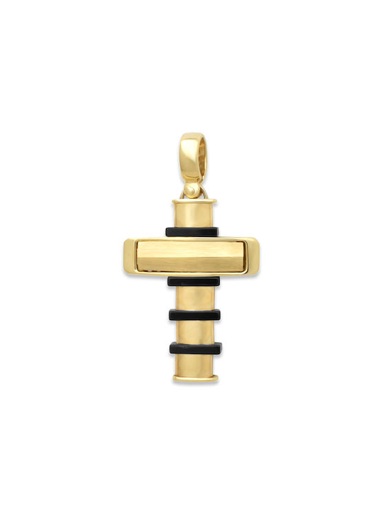 Damen Gold Kreuz 14K