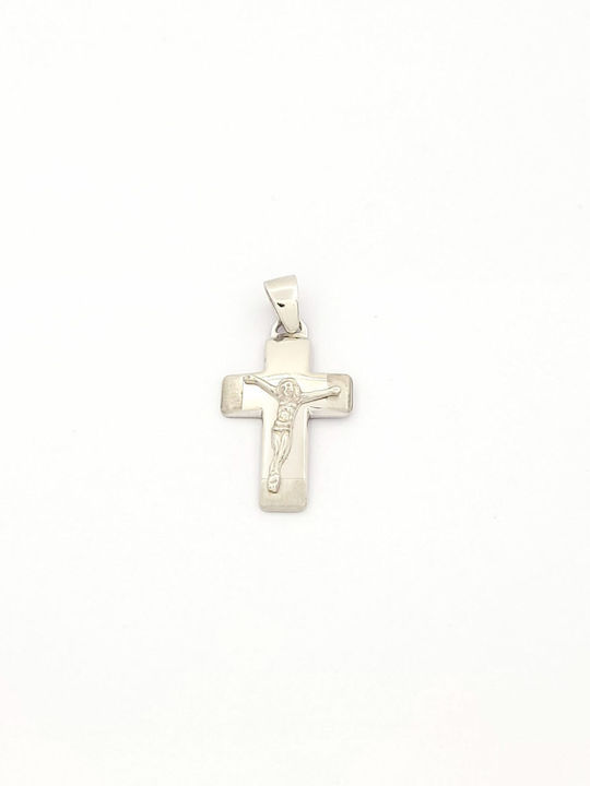 Men's Cross with the Crucified from Silver