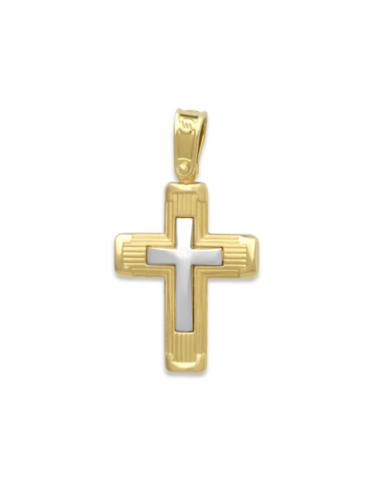 Damen Gold Kreuz 14K