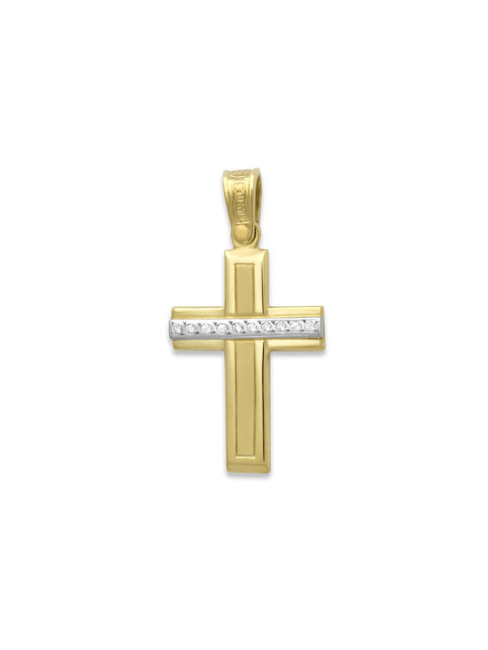 Femeiesc Aur Cruce 14K