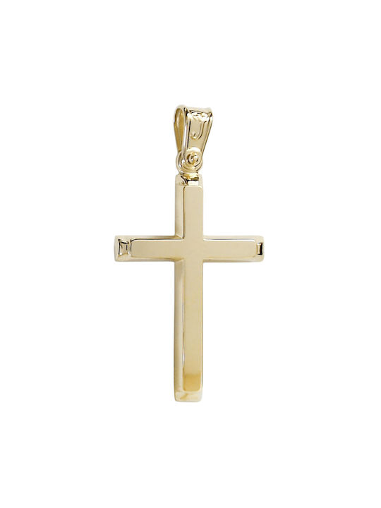 Damen Gold Kreuz 14K