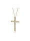 Gold Kreuz 18K mit Kette