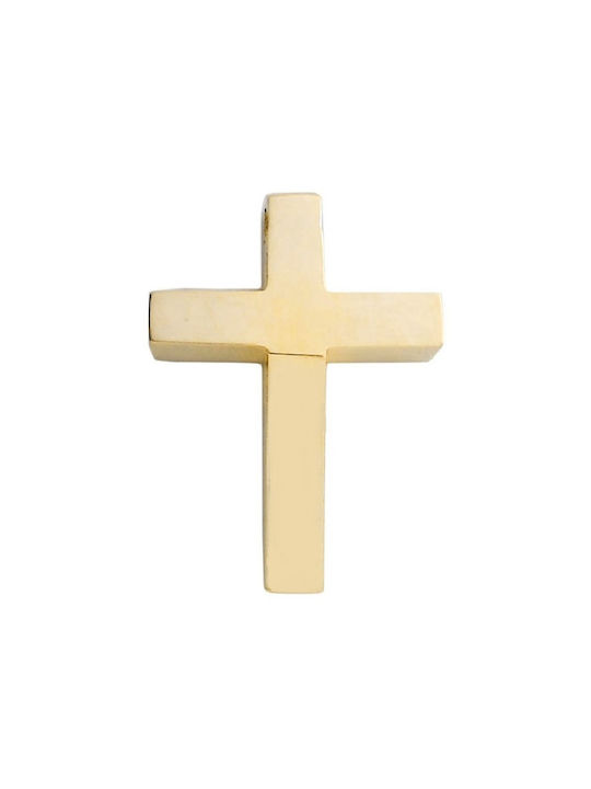 Herren Gold Kreuz 14K