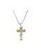 Men's Cross from Steel with Chain