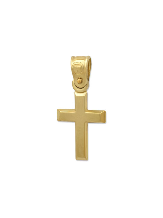 Damen Gold Kreuz 14K