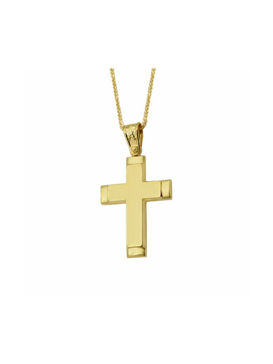 Gold Cross 14K with Chain