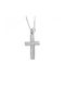 Women's White Gold Cross 14K