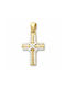 Damen Gold Kreuz 14K