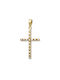 Damen Gold Kreuz 14K