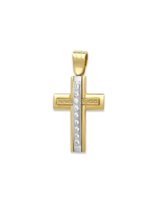 Femeiesc Aur Cruce 14K