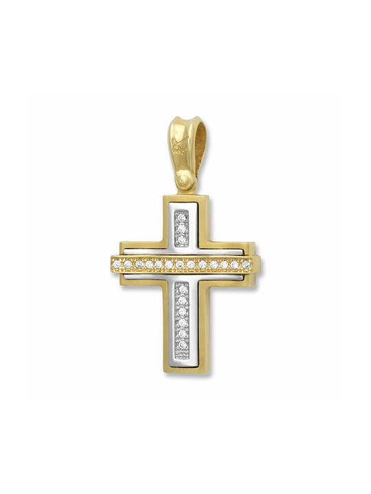 Femeiesc Aur Cruce 14K