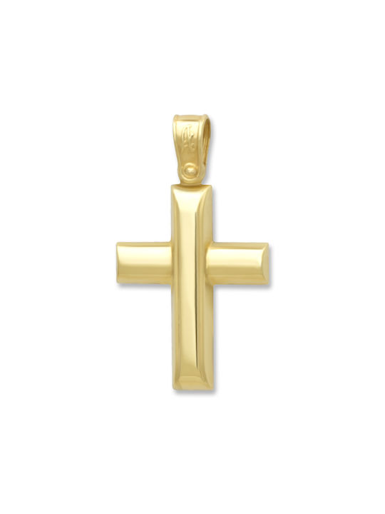 Damen Gold Kreuz 14K