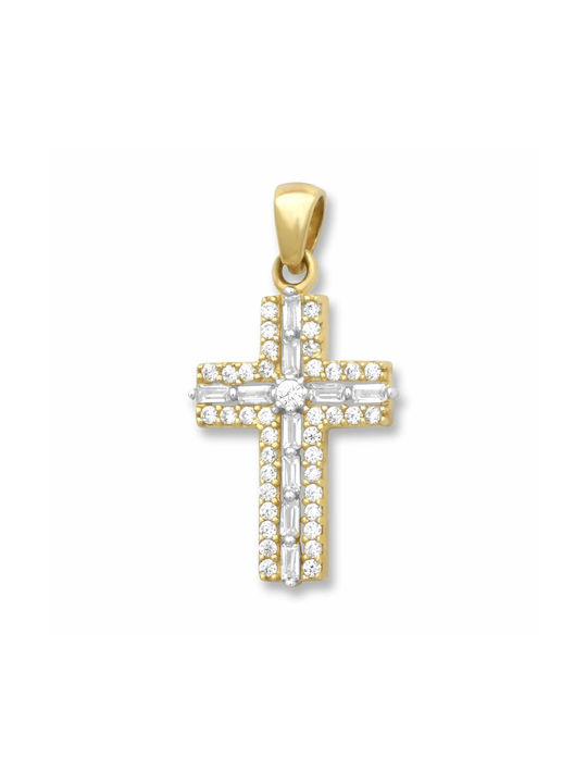 Femeiesc Aur Cruce 14K