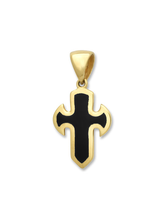 Damen Gold Kreuz 14K