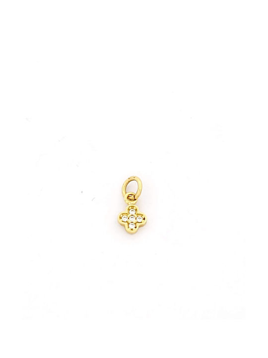 Kirkikosmima Damen Gold Kreuz 14K mit Kette