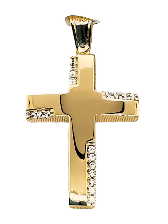 Kosmima1 Women's Gold Cross 14K