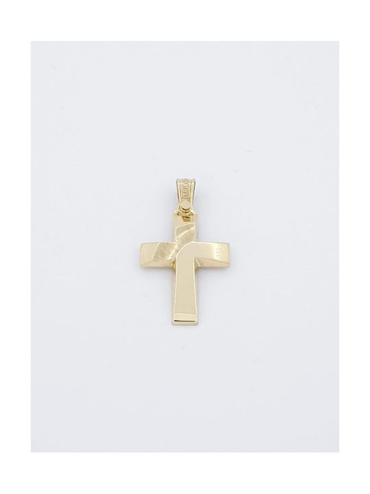 Kirkikosmima Herren Gold Kreuz 14K