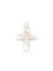 Kirkikosmima Men's White Gold Cross 14K