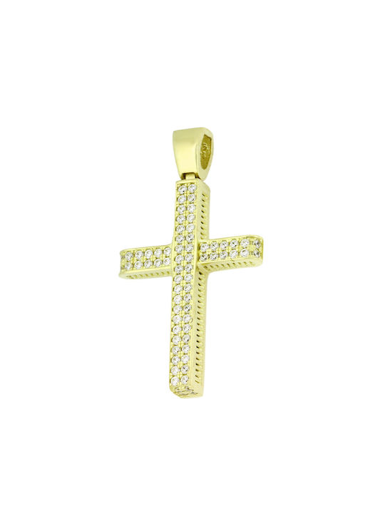 Femeiesc Aur Cruce 14K