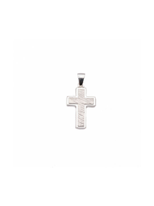 Men's Cross Double Sided from Silver