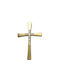 Damen Gold Kreuz 14K Beidseitig