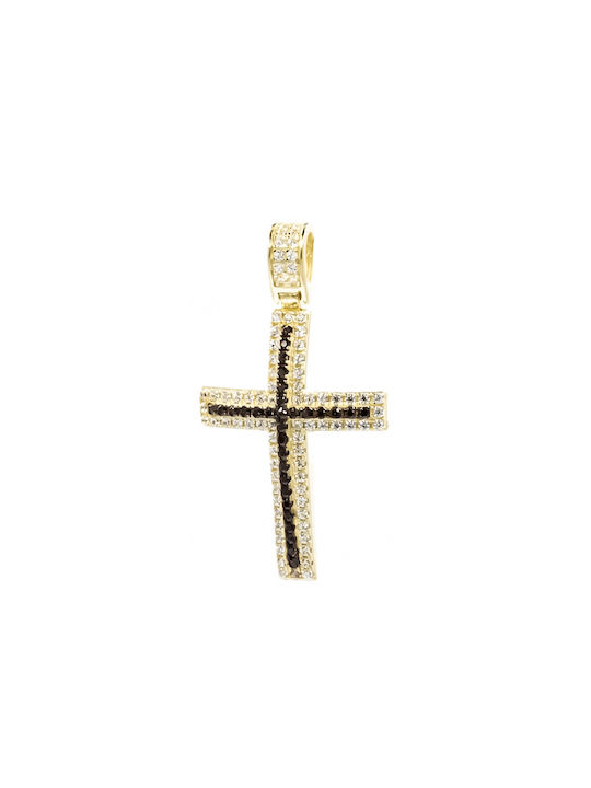 Damen Gold Kreuz 14K