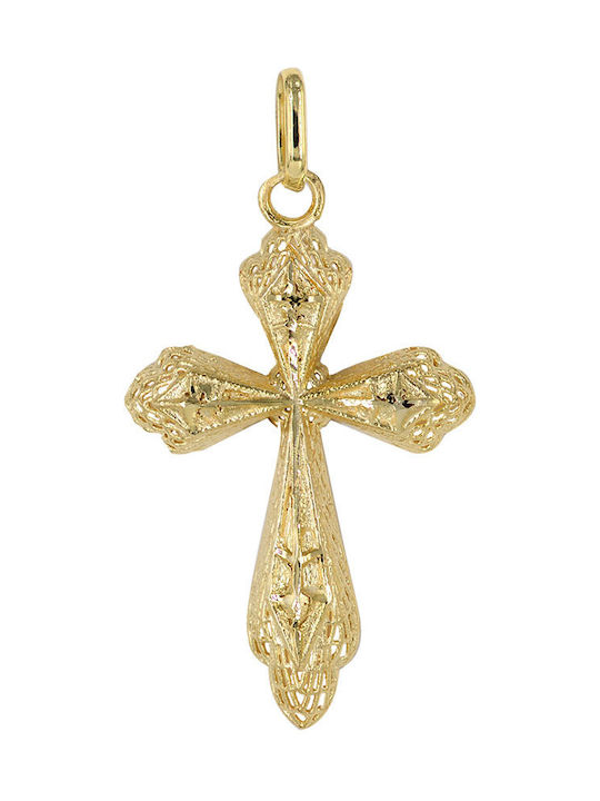 Women's Cross from Gold Plated Silver