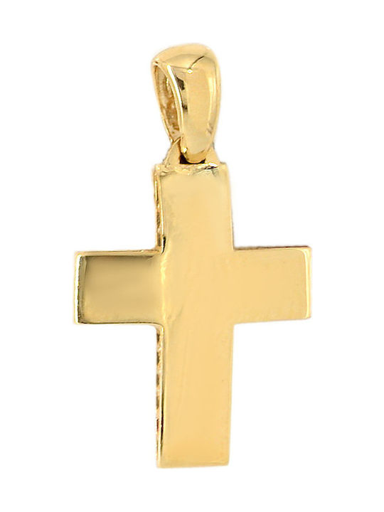 Women's Cross from Gold Plated Silver