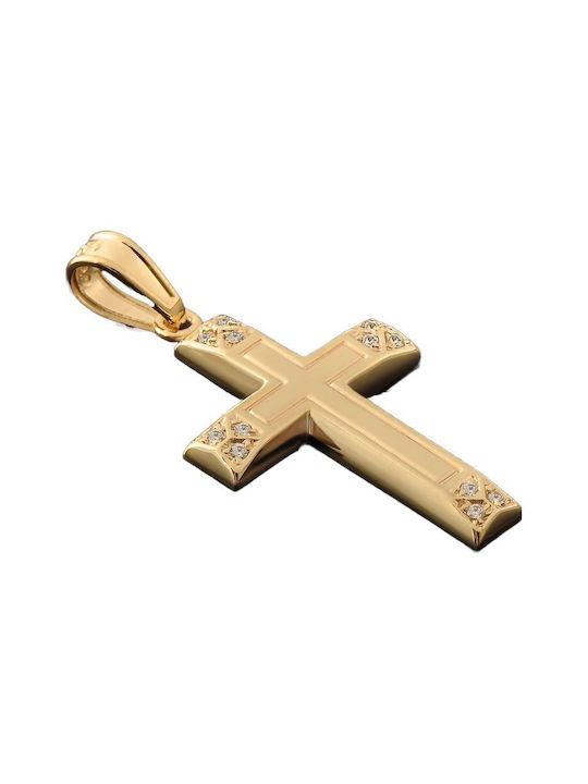 Women's Gold Cross 14K with Chain