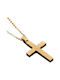 Gold Kreuz 14K mit Kette