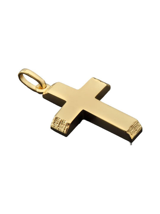 Gold Kreuz 14K mit Kette