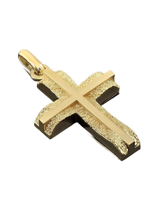 Gold Kreuz 14K mit Kette