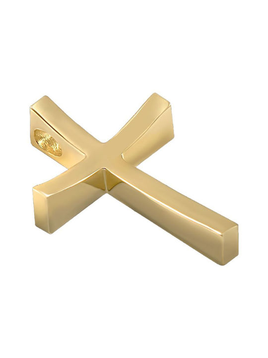 Gold Kreuz 14K mit Kette