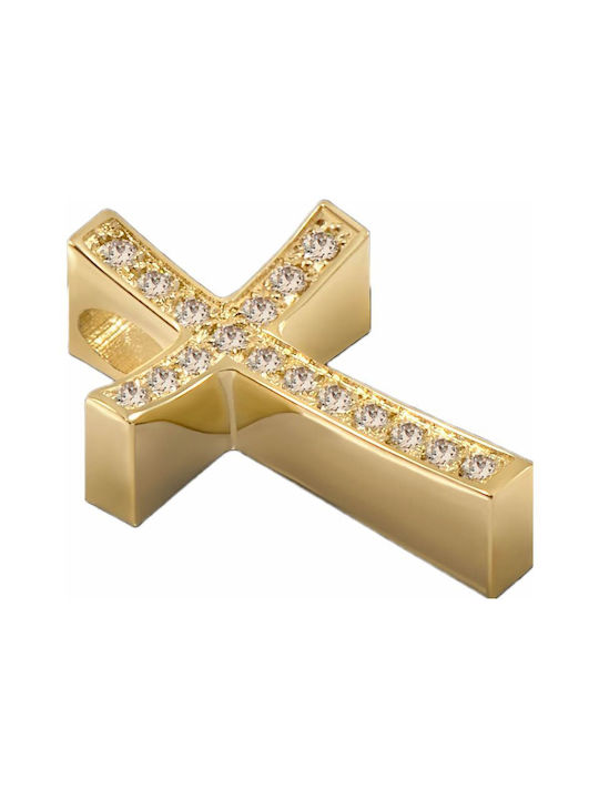 Damen Gold Kreuz 14K