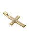 Damen Gold Kreuz 14K mit Kette