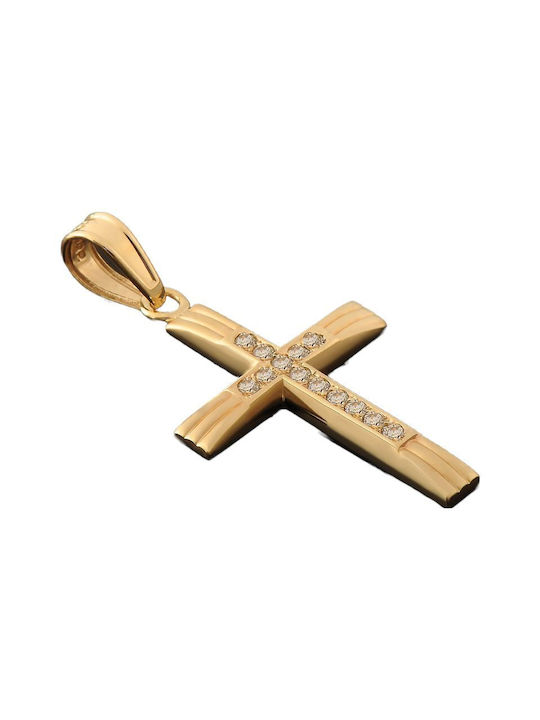 Women's Gold Cross 14K with Chain