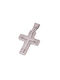 Women's White Gold Cross 14K