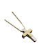 Gold Kreuz 14K mit Kette