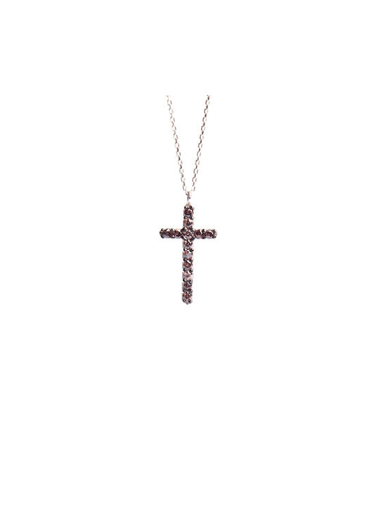 Gold Kreuz 14K mit Kette