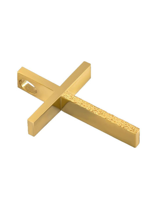 Gold Kreuz 14K mit Kette