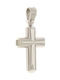 Q-Jewellery White Gold Cross 14K