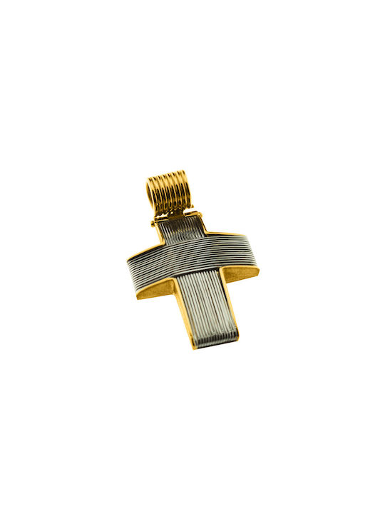 Q-Jewellery Herren Gold Kreuz 18K