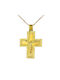 Men's Gold Cross 14K with the Crucified